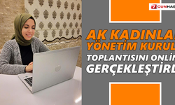 Ak Kadınlar Yönetim Kurulu toplantısını online gerçekleştirdi