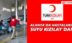 Alanya'da hastaların suyu Kızılay’dan