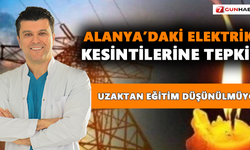Alanya’daki elektrik kesintilerine tepki! Uzaktan eğitim düşünülmüyor