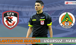 Alanyaspor maçına “uğursuz” hakem