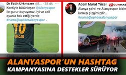 Alanyaspor'un hashtag kampanyası'na destekler devam ediyor