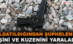 Aldatıldığından şüphelendi eşini ve kuzenini yaraladı