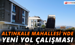 Altınkale Mahallesi’nde   yeni yol çalışması