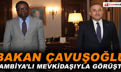 Bakan Çavuşoğlu Zambiya'lı mevkidaşıyla görüştü