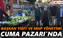Başkan Yiğit ve MHP yönetimi Cuma Pazarı’nda
