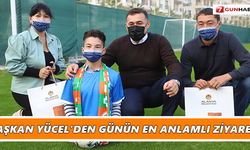 Başkan Yücel’den günün en anlamlı ziyareti