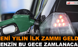 Benzin'e zam geldi