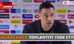 Çağdaş Hoca toplantıyı terk etti!