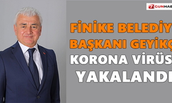 Finike Belediye Başkanı Geyikçi korona virüse yakalandı