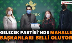 Gelecek Partisi’nde mahalle başkanları belli oluyor