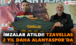 İmzalar atıldı! Tzavellas 2 yıl daha Alanyaspor’da