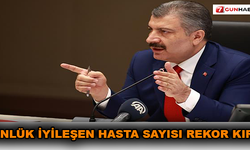 İyileşen hasta sayısı rekor kırdı