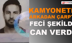 Kamyonet'e arkadan çarptı ! Feci şekilde can verdi