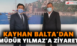Kayhan Balta’dan Müdür Yılmaz’a ziyaret