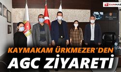 Kaymakam Ürkmezer’den AGC ziyareti