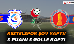 Kestelspor'dan 5 gollü muhteşem zafer