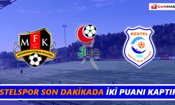 Kestelspor son dakikada 2 puanı kaptırdı