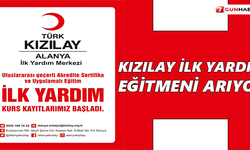Kızılay ilkyardım eğitmeni arıyor