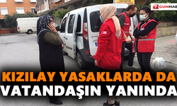 Kızılay yasaklarda da vatandaşın yanında