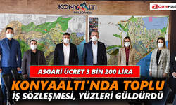 Konyaaltı’nda toplu iş sözleşmesi, yüzleri güldürdü