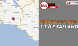 Manavgat’ta deprem! 3.7 ile sallandık