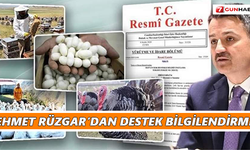 Mehmet Rüzgar’dan destek bilgilendirmesi