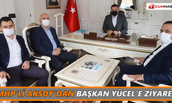 MHP’li Aksoy’dan Başkan Yücel’e ziyaret