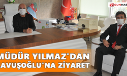 Müdür Yılmaz'dan Çavuşoğlu'na ziyaret