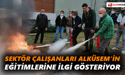 Sektör çalışanları ALKÜSEM’in eğitimlerine ilgi gösteriyor
