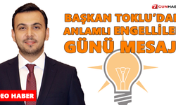 Toklu’dan anlamlı Engelliler Günü mesajı