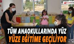 Tüm anaokullarında yüz yüze eğitime geçiliyor