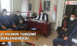 2021 yılının turizmi değerlendirildi
