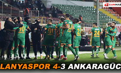 A. Alanyaspor 4-3 MKE Ankaragücü