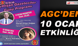 AGC'den 10 Ocak etkinliği