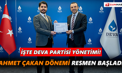 Ahmet Çakan dönemi resmen başladı! İşte Deva Partisi Yönetimi