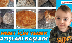Ahmet için yemek satışları başladı