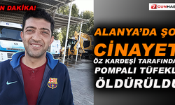 Alanya'da şok cinayet !