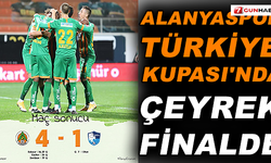 Alanyaspor, Türkiye Kupası'nda çeyrek finalde