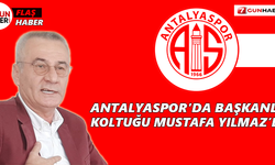 Antalyaspor’da başkanlık koltuğu Mustafa Yılmaz’da