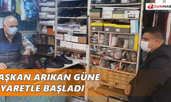 Başkan Arıkan güne ziyaretle başladı