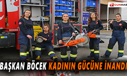 Başkan Böcek: Kadının gücüne inandı