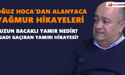 Oğuz Hoca Alanya’nın yağmur çeşitlerini kaleme aldı!