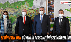 Semih Esen'den güvenlik personelini sevindiren imza