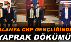 Alanya CHP Gençliğinde yaprak dökümü!