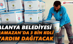 Alanya Belediyesi Ramazan’da 3 bin koli yardım dağıtacak