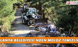 Alanya Belediyesi’nden moloz temizliği