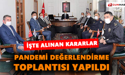 Alanya pandemi değerlendirme toplantısı yapıldı