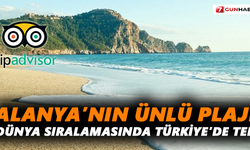 Alanya’nın ünlü plajı Dünya sıralamasında Türkiye’de tek