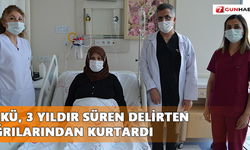 ALKÜ, 3 yıldır süren delirten ağrılarından kurtardı
