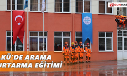 ALKÜ’de arama kurtarma eğitimi